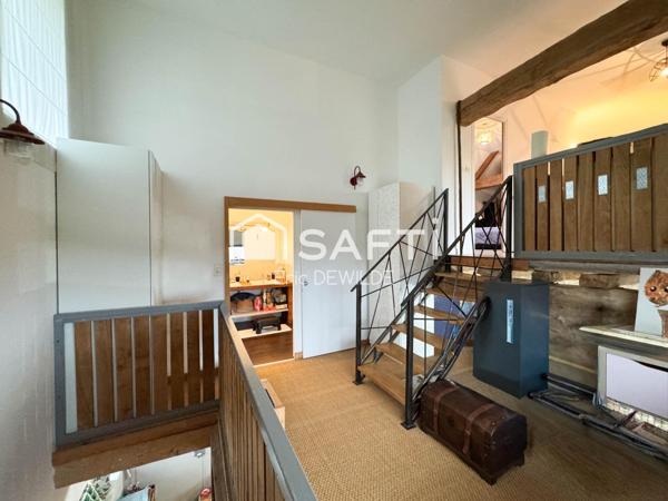 Maison en pierre rénovée, atypique, lumineuse et performante