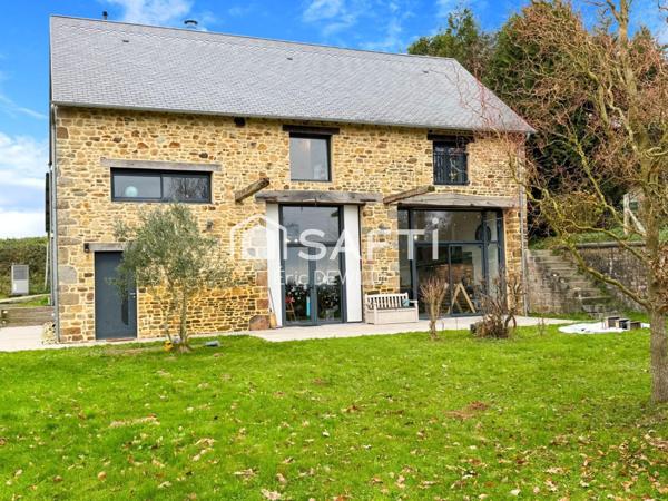 Maison en pierre rénovée, atypique, lumineuse et performante