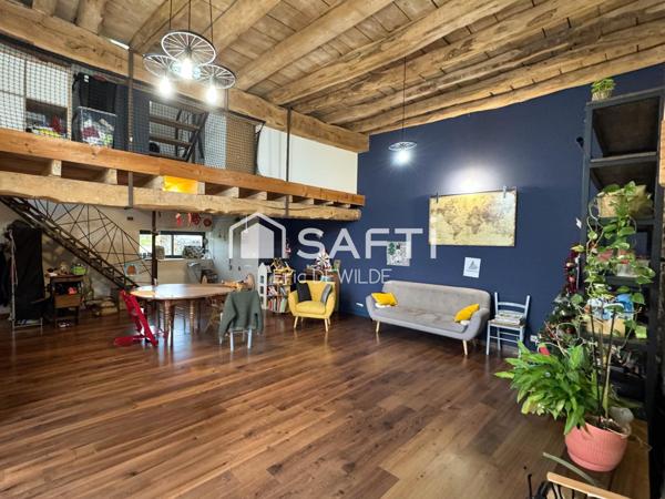 Maison en pierre rénovée, atypique, lumineuse et performante