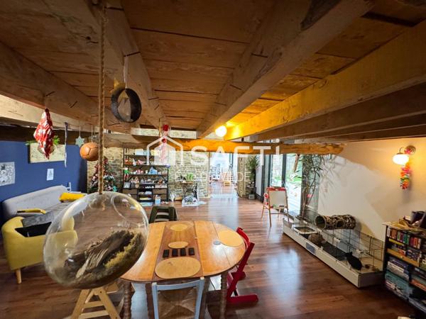 Maison en pierre rénovée, atypique, lumineuse et performante