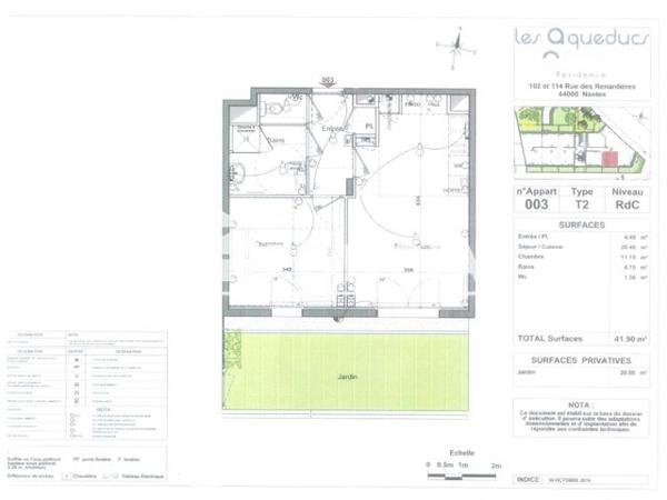 Location Appartement 2 pièces 41.9 m² - APPARTEMENT 3 Nantes 44100