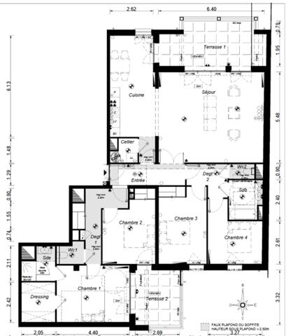 appartement à vendre 5 pièces ARCACHON (33) 141.1m², terrasses 25 m²