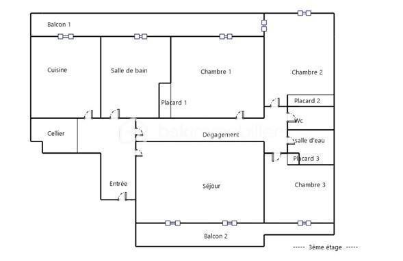 Appartement de 90 m²