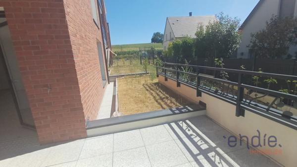 À 8 minutes de Sierentz – Superbe appartement 3 pièces avec terrasse et jardin privatif