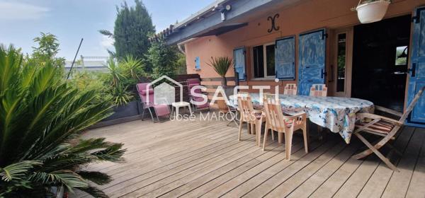 Bureau T5 153m² climatisé terrasse 40m² parking