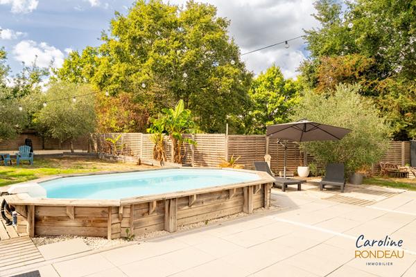 A vendre La Chapelle sur Erdre Maison 5 chambres, jardin, piscine