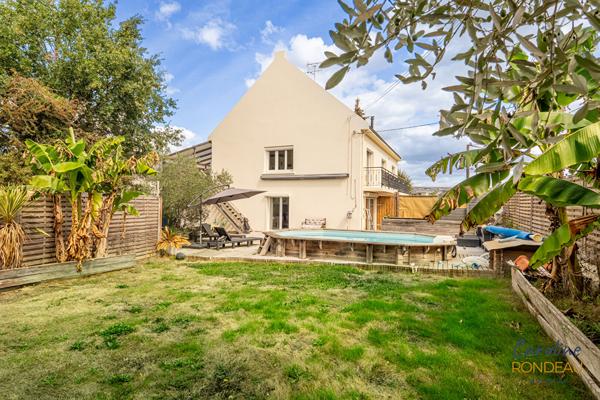 A vendre La Chapelle sur Erdre Maison 5 chambres, jardin, piscine