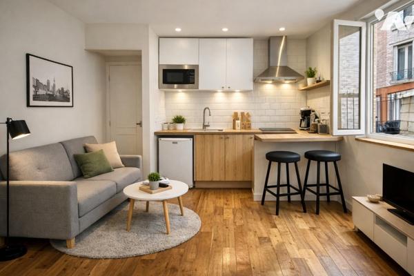 studio AVENUE DE VALMY 24,48M²