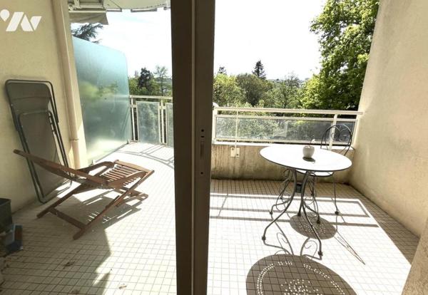 Nantes Avenue Camus côté Sud, beau T2 de 59 m², terrasse, garage, cave