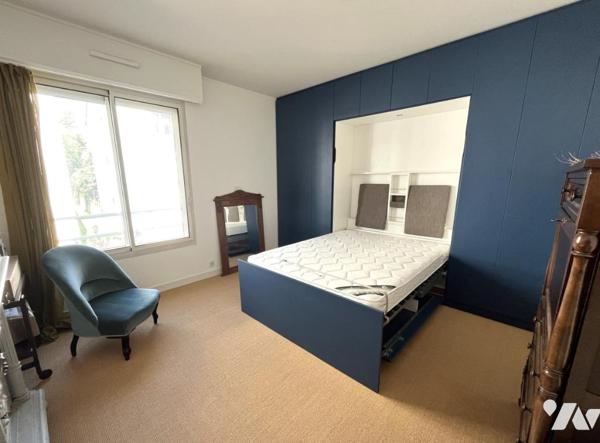 Nantes Avenue Camus côté Sud, beau T2 de 59 m², terrasse, garage, cave