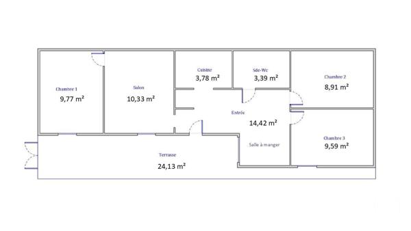 Maison à vendre  4 pièces - 60,19 m2 COLOMBES - 92