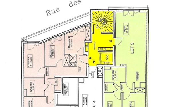 Appartement à vendre    3 pièces • 67,13 m2 Antony