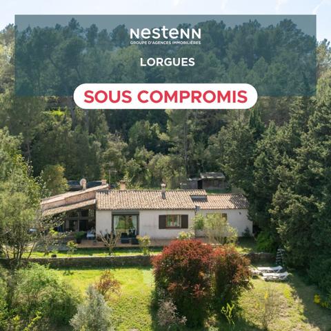 A VENDRE EN EXCLUSIVITÉ ! LORGUES Maison de plain-pied 4 pièces de 115 m² sur 2600 m² de terrain