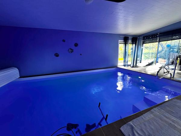 Maison spacieuse avec jardin fleuri et piscine intérieure LANDEDA (29)