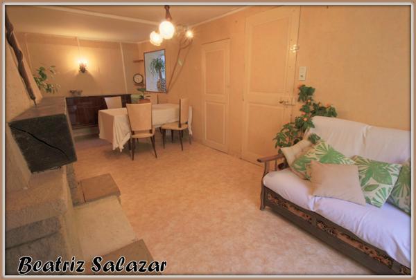 Maison de ville de 96m² sur 3 niveaux, avec belle terrasse, cave, possibilité de studio indépendant, toiture refaite.