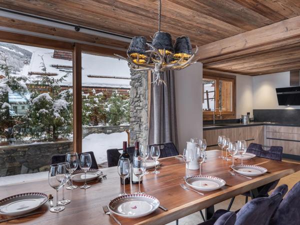 Chalet avec retour ski aux pieds à Méribel