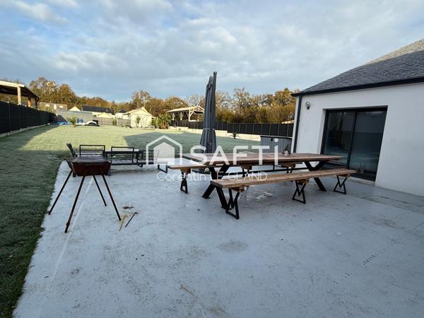 Maison contemporaine de plain-pied