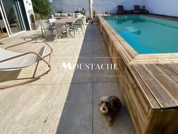 MAISON FAMILIALE ENTIEREMENT RÉNOVÉE - PISCINE & 15 MINUTES A PIED PLAGE ET CENTRE-VILLE -