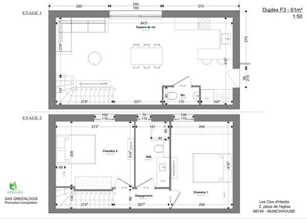 F3 en duplex-terrasse