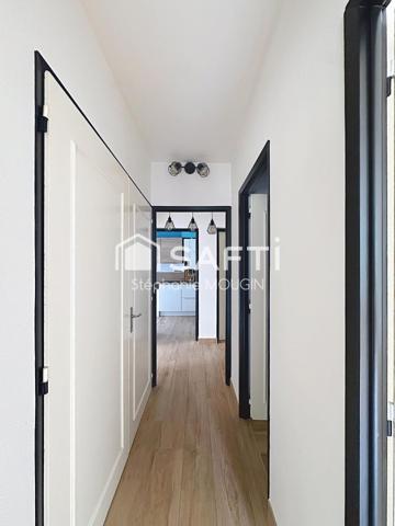 Appartement rénové avec goût, 3 chambres, loggia