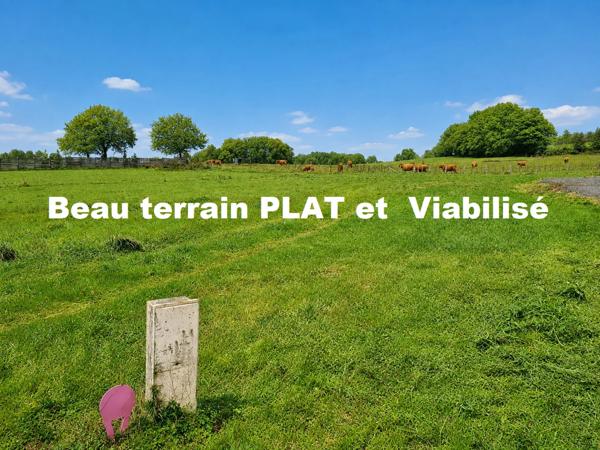 Seilhac ,  TERRAIN PLAT ET VIABILISE