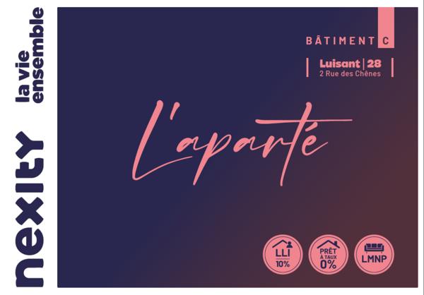 PROGRAMME NEUF LIVRAISON 4T2027 Appartement T1 à Luisant 28