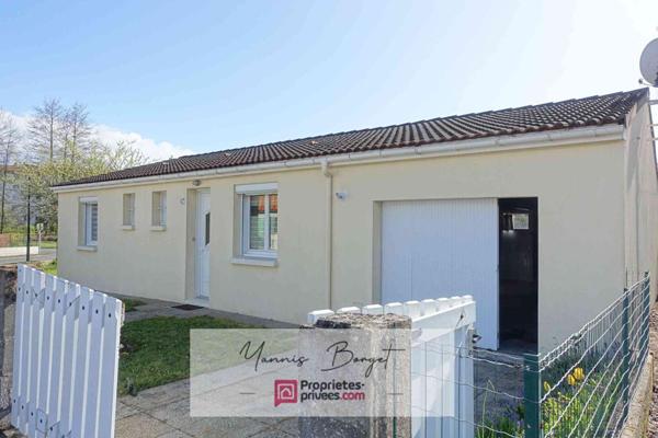 Maison plain-pied - Montaigu Centre - 2 chambres - Garage - Jardin