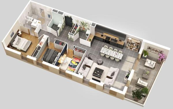 Vente Appartement P4 neuf Beaumont-les-valence   