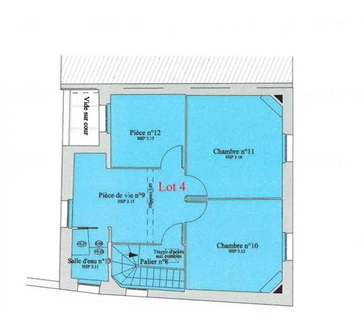 Appartement Bordeaux 3 pièce(s) 56.17 m2 - Saint Seurin-Fondaudège