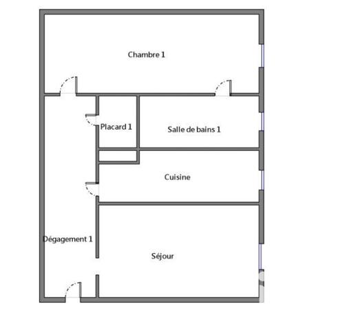 Appartement à vendre 2 pièces 40 m² Le Bourget