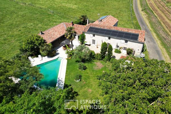 Maison de charme avec piscine
