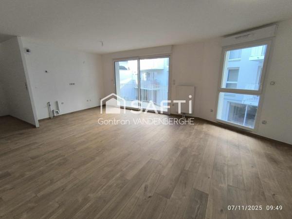 T3 Lumineux de 58 m² avec Grand Balcon