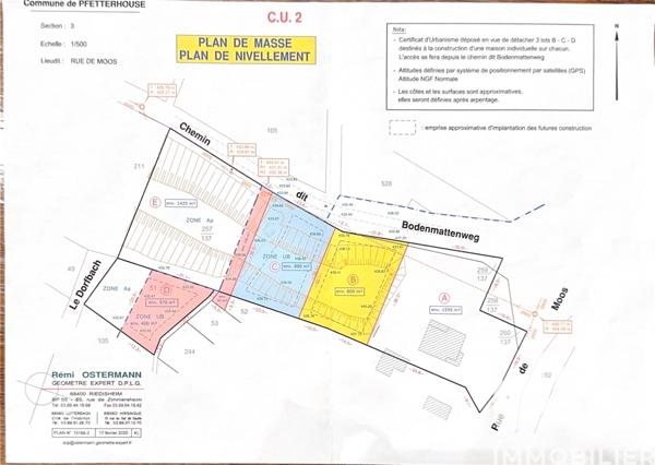 Terrain à vendre 805 m² Pfetterhouse