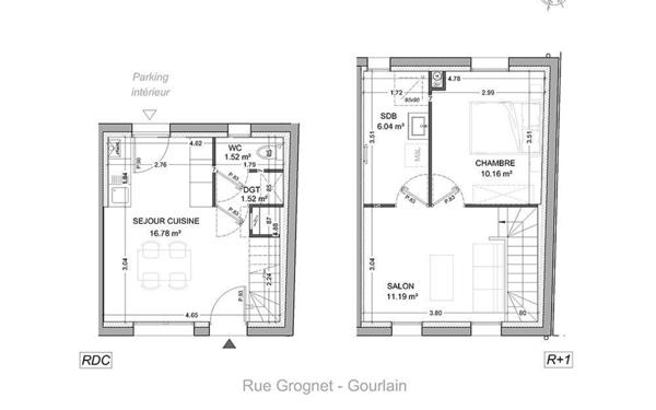 Appartement à vendre    2 pièces •  Le Crotoy