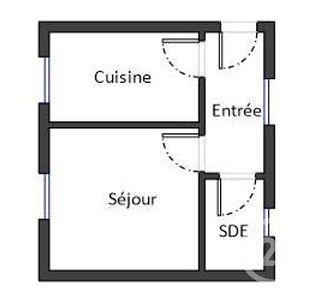 Appartement Studio à vendre  2 pièces - 25,86 m2 PARIS - 75013