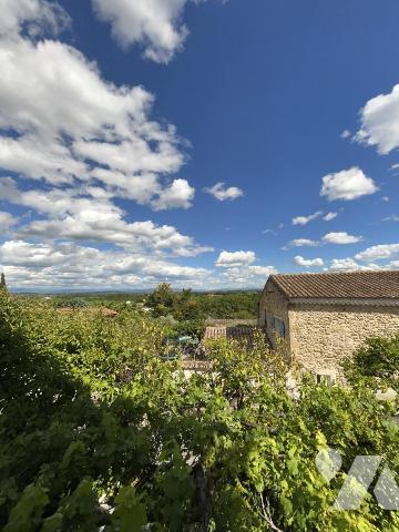 Grande et belle maison en pierres avec jardin, dépendance et vue