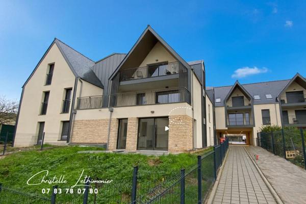 Appartement Dinard 3 pièces - 64.27 m2 - Jardin et local vélo privatifs + Parking