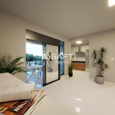 Charmant appartement T3 neuf dans une résidence sécurisé.