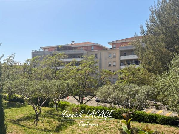 Appartement T3 en rez-de-jardin avec 108 m² d’extérieur, exposé Sud-Ouest, parking et résidence sécurisée MARSEILLE 13EME ARRONDISSEMENT (13)