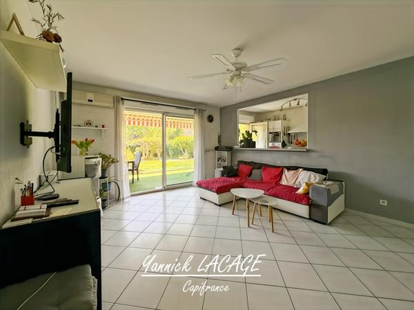 Appartement T3 en rez-de-jardin avec 108 m² d’extérieur, exposé Sud-Ouest, parking et résidence sécurisée MARSEILLE 13EME ARRONDISSEMENT (13)