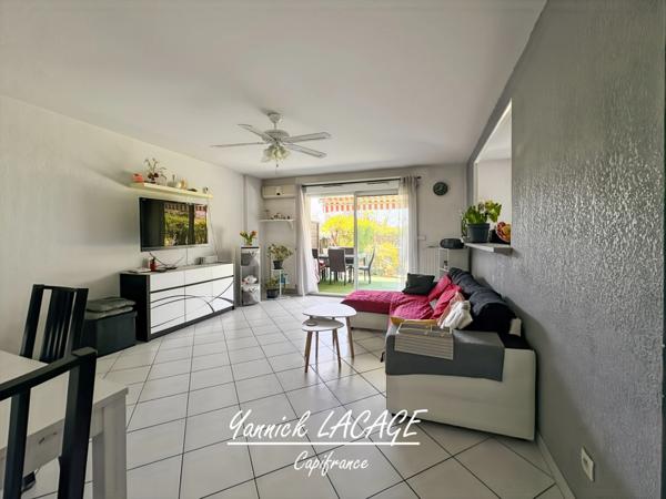 Appartement T3 en rez-de-jardin avec 108 m² d’extérieur, exposé Sud-Ouest, parking et résidence sécurisée MARSEILLE 13EME ARRONDISSEMENT (13)