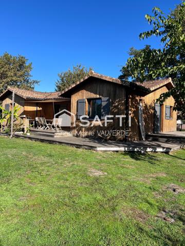 JOLIE MAISON- 102m²- terrain 765 m²-LACANAU VILLE