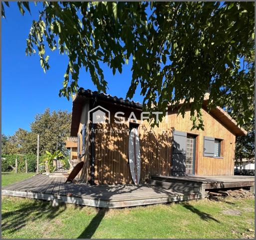 JOLIE MAISON- 102m²- terrain 765 m²-LACANAU VILLE