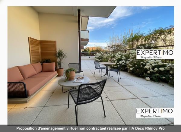 Chassieu (69680) CENTRE ville avec terrasse 36 m² à CHASSIEU