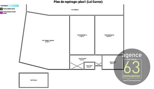 Beau et Lumineux Appartement T3 avec ascenseur, balcon/terrasse, cave et box.