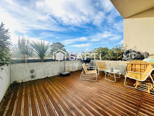 Duplex lumineux avec Terrasse sans vis à vis à Mérignac