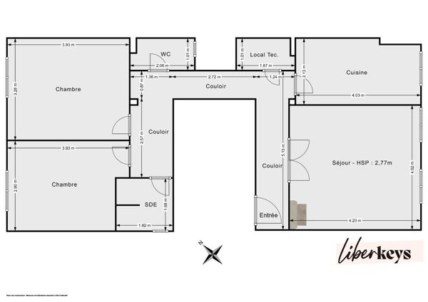 Appartement T3 de 67 m² avec garage fermé – Grand Rond, à deux pas du Jardin des Plantes