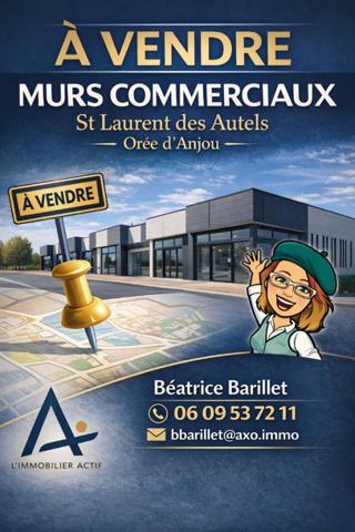 A vendre Murs commerciaux Saint-Laurent-des-Autels (49270 – Orée d’Anjou)