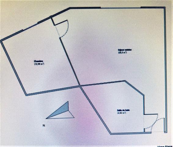 La Garenne-Colombes (92250) 2 piéces immeuble de standing