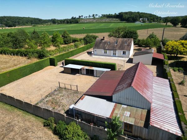 🏡 Maison de charme à la campagne avec dépendances et grand atelier – Proche Le Lude (72800)